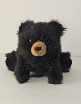 Folkmanis Baby Bear Cub Hand Puppet Black Plush Stuffed Animal 9in Reali... - $15.99