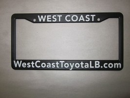 West Coast Toyota of Long beach Dealership License Plate Frame - $19.00