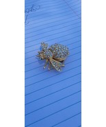 NWOT VINTAGE JOAN RIVERS GOLDTONE BEE BROOCH/PIN WATCH - $116.88