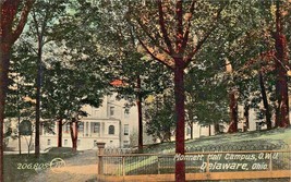Delaware Ohio~Monnett Hall Campus Ohio Wesleyan University 1911 Postcard - £6.05 GBP