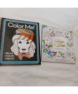 Color Me!™ Relax, Color, Create 2016 + Magic Path Adult Coloring Books L... - £6.27 GBP