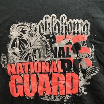 Oklahoma National Guard Black T Shirt Size XL Black - £8.80 GBP
