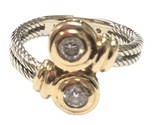 Diamond Unisex Cluster ring 14kt White Gold 396757 - £405.16 GBP