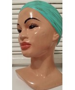 Holland Mold small hat Fascinator stand mannequin 8 1/2&quot;H x 6&quot;W turban t... - $53.50 CAD