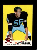 1969 Topps #27 Bob Matheson Ex Browns *XR24875 - £2.15 GBP