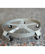 55 Gallon Drum Dolly Heavy Duty Steel Barrel Cart 1250lbs with 5 Swivel ... - $971.45 MXN