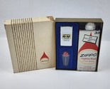 Vintage 1975 Zippo Slim Gift Set Unfired Om Asphalt Paving Advertising l... - $247.49