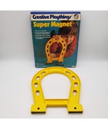 Vintage Creative Playthings Super Magnet 77450 w/Original Box Yellow 1970&#39;s - £11.69 GBP