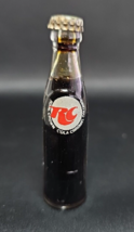 Vintage Original RC Royal Crown Cola 3&quot; Miniature Glass Bottle Soda Adve... - $15.83