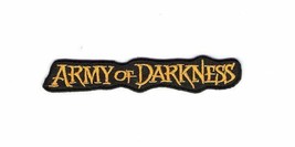 Army of Darkness Movie Name Logo Embroidered Patch, NEW UNUSED - £6.10 GBP