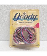 Vintage Goody 6 Braided Elastics Hair Ties Ponytail Holders 1990 New NOS - $360.85 MXN