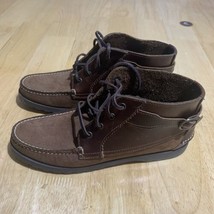 Talbots Brown Women Leather Mini Boots. Size 8.5N 1162594S - $25.30