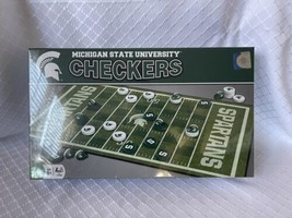 NEW SEALED Michigan State University Checkers Game - $18.88