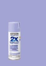 Rust-Oleum Painter&#39;s Touch 2X Ultra Cover Satin Spray Paint, French Lila... - £9.52 GBP