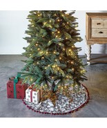 41&quot; Christmas Tree Skirt | Holly &amp; Berries - £35.16 GBP