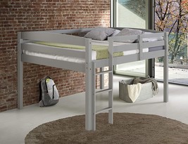 Concord Junior Loft Bed, Full, Grey - £291.56 GBP