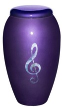 Deep Purple Song Note 210 Cubic Inches Large/Adult Cremation Urn for Ashes - £135.39 GBP
