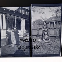 Antique Photo Negatives Three Woman In Dresses 1920s 302 Short Hair Bob ... - $115.83 MXN