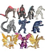 10PCS Godzilla Vs Kong Dinosaur Dragon Toys Movable Joint Action Figures... - $51.41 CAD