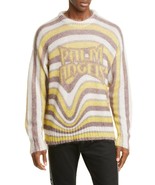 Palm Angels Melting Stripes Mohair Sweater $1045, Sz L, Nwt! - €342,31 EUR