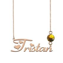 Erik Necklace Name, Tree Name Necklace, Tristan Name Necklace Best Christmas Gif - £14.15 GBP