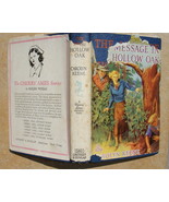 Nancy Drew 12 The Message in the Hollow Oak 1946B-29 hcdj - £23.55 GBP