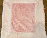 Amy Coe Pink Shaggy Baby Blanket Two Tone Plush Security Lovey 18x21&quot; - $55.39