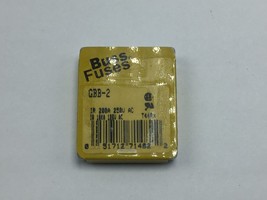 New Buss Fuses GBB-2 New 2A 250VAC Pkg Of 5 - £3.98 GBP