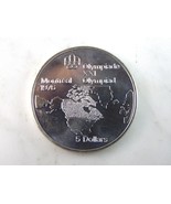 1973 $5 Canadian &#39;76 Montreal Summer Olympics Coin 24.4g E288 - €30,09 EUR