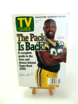 Reggie White TV Guide Green Bay Packers Jan 25 - 31 Signature Edition 1997 - £3.85 GBP