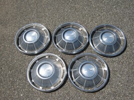 Lot of 5 factory original Chevy Impala 14 inch hubcaps wheels covers - $55.75