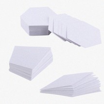 QuiltCraft 300: DIY Paper Quilting Templates for English Paper Piecing &amp; Patchwo - £21.34 GBP