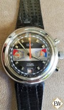 Vintage Codhor 60&#39;s Valjoux 7734 Chronograph Watch Date Regatta NOS Rally Racing - £874.56 GBP