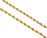 4mm Unisex Chain 10kt Yellow Gold 380783 - £341.68 GBP