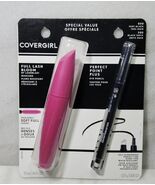 CoverGirl Mascara &amp; #200 Perfect Point Plus Eye Pencil, Full Lash Bloom ... - $10.37 CAD