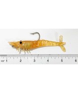 Bulk Quantity of 12 Artificial Shrimp Gold/Glitter w/ Hook New Old Stock... - $12.99