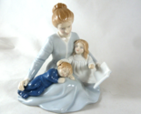 Avon A Mothers Touch Figurine Porcelain 1984 VTG  Mom Girl Boy Mother Ch... - £11.03 GBP