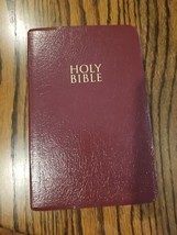 Holy Bible NIV New International Version 2011 Faux Leather Burgundy Zond... - $11.88