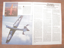1989 Gola Sports Shoes Cranfield Peter Russell Be&#39;s Airplane Item Advert... - $16.03