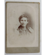 Vintage Cabinet Card Portrait of Woman by Lane &amp; Co. in Columbus, Ohio - £13.94 GBP