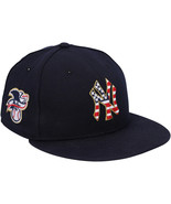 Carlos Mendoza New York Yankees Game-Used New Era Stars and Stripes 59FI... - £70.08 GBP
