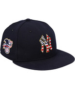 Carlos Mendoza New York Yankees Game-Used New Era Stars and Stripes 59FI... - $89.09