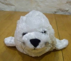 K&amp;M International SOFT WHITE SEAL Plush Stuffed Animal - £12.25 GBP