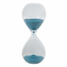 A&amp;B Home 30 Minute Modern Sand Glass Hourglass Timer Peacock Blue Turquoise - £18.19 GBP