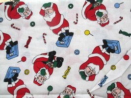 Fabric Concord Christmas Santa on a Diet? 45&quot; Wide x over One Yard $3.50/Lot - £2.75 GBP
