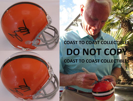 Jim Haslam Cleveland Browns signed autographed mini helmet, COA exact proof - £93.85 GBP