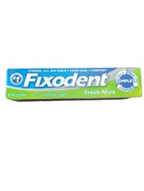 Fixodent Complete Denture Adhesive Cream Fresh Mint, 2.4 oz, NEW, 1 Box - £35.03 GBP