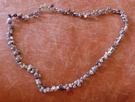 Vintage Necklace of Small SeaShells .... one of a kind c 1970 VG+ - £18.96 GBP