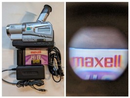 Sony Handycam Video Hi8 Registratore Cassette Videotapes Trasferimento CCD-TR818 - $154.41
