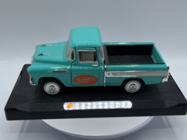 Marble&#39;s Quality Knives 1957 Chevy Cameo Pickup Die-Cast Truck Blue Prom... - £15.17 GBP